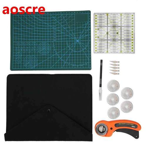 Cutter Set Leather Carving Tool Pad Cutting Engraving Knife