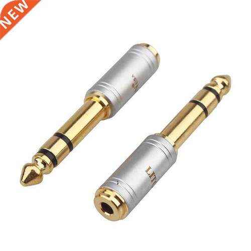 4Pcs Gold Plated Liton 6.5mm To 3.5mm Female Converter Micro