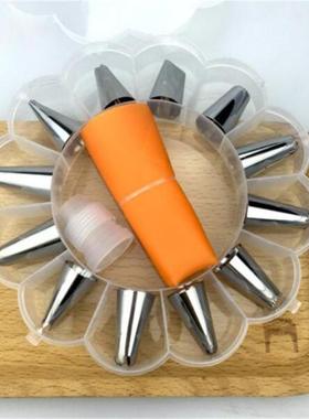 14pc/set Dessert Decorators Silicone Icing Piping Cream Past