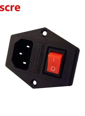 With 10A fuse Power Switch AC Power Socket 10A 250V Connecto