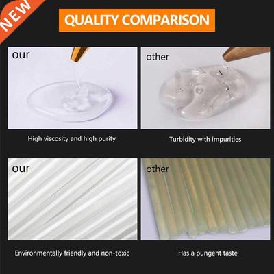 50 Pcs 11mm or 7mm Glue stick Hot melt adhesive Translucent