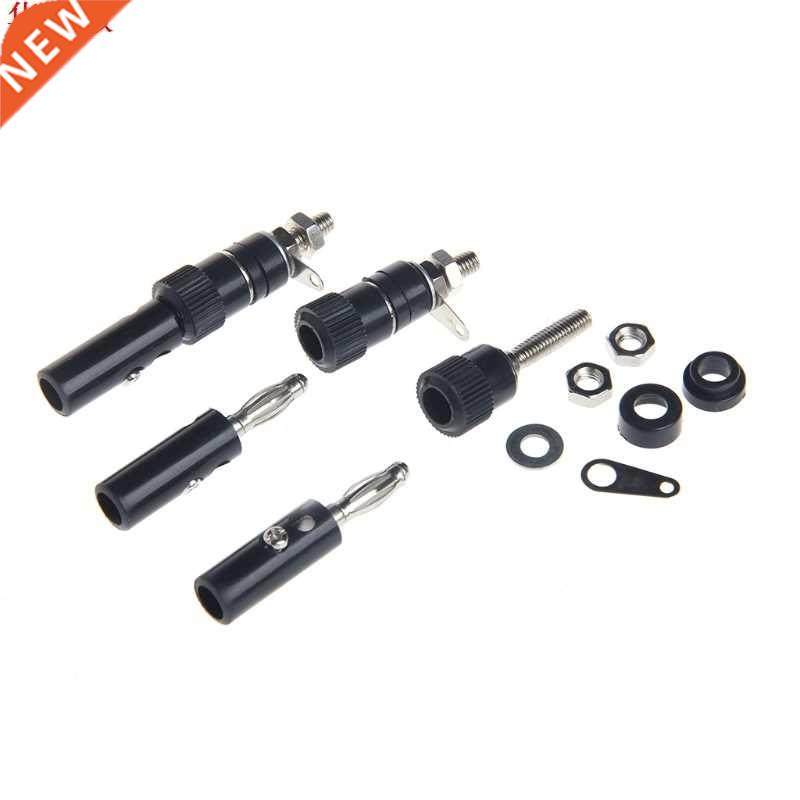 10 Pairs Black Red 4mm Binding Post Speaker Terminal Banana