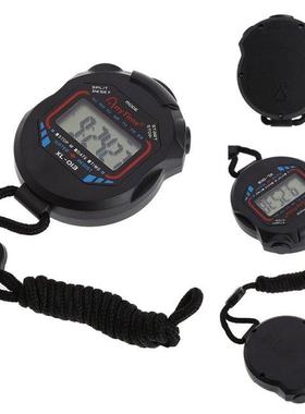 Classic Digital Handheld LCD Chronograph Sports Stopwatch Ti