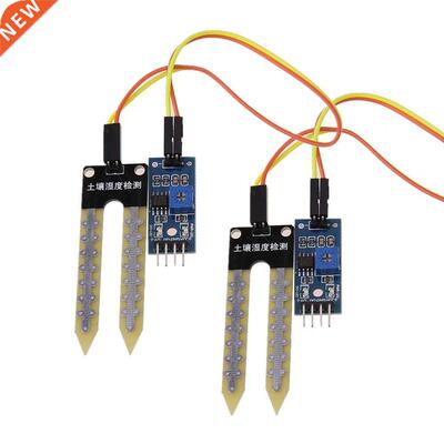 2pcs Soil Detection Sensor 3 V-5V Hygrometer With Wires Modu