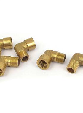 5pcs 1/4 inch BSP Male to Female Right Angle Elbow Coupler F