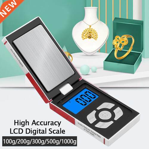 100g 200g 300g 500g 1000gx 0.01g 0.1g Mini Electronic Scales