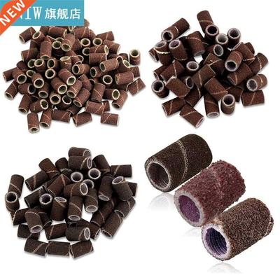 100Pcs Drum Sanding Kit 80# 120# 180# Nail Drill Bits Abrasi