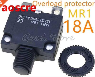 1pcs Reset thermal switch MR1 18A 125/250VAC 2VDC overload
