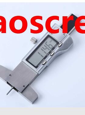 0.01mm Digital Tread Depth Gauge 0-25mm LCD Stainless Steel