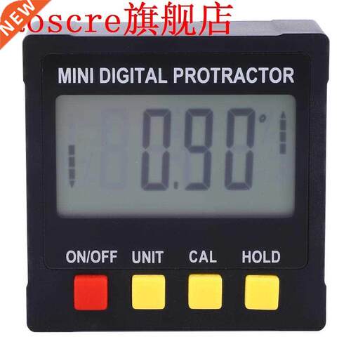 Electronc Dgtal LCD ABS 4 Sde Magnetc nclnometer Angl