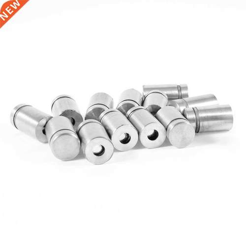 Advertising Nail Screw Glass Standoff 12 x 20mm 15 Pcs