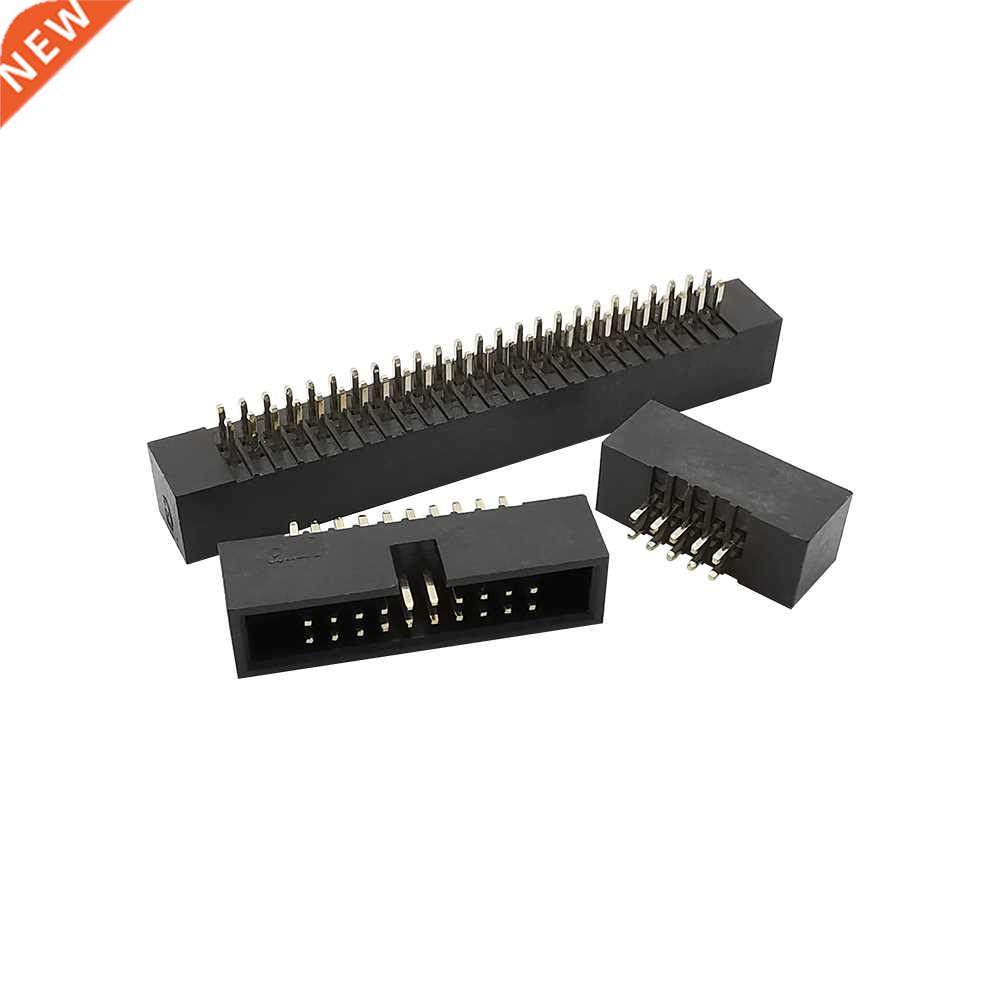 10Pcs Black DC3 1.27mm 6/8/10/14/16/ 20/26/30/40/50 Pin Doub