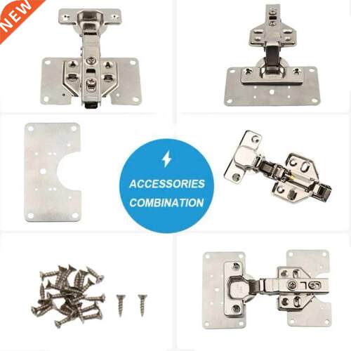 Stainless Steel Hinge Repair Fixing Plate With Screws Kitche