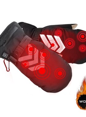 Thermal Winter Electric Heated Gloves Windproof Cycling