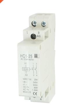 AC 240V 25A 2 Reed AC Contactor 2P Closed Domestic 35 mm DIN