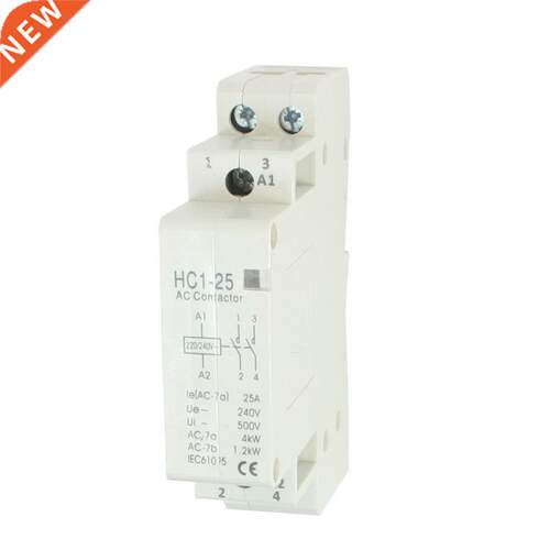 AC 240V 25A 2 Reed AC Contactor 2P Closed Domestic 35 mm DIN