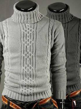 Warm Turtleneck Sweater Men Pull Homme Casual Pullovers Mal