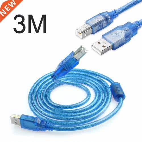 3m Print Cable USB 2.0 Male to Male Printer Cable 适用于 usb