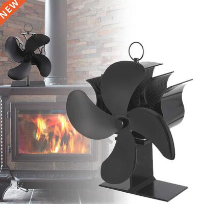 4/5 Blades Aluminum Winter Household Thermal Power Fireplace