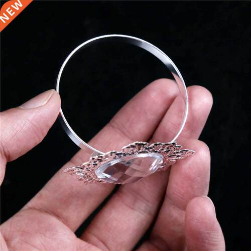 12pcs Diamond Designed Napkin Ring Paper Holder Dinner Party