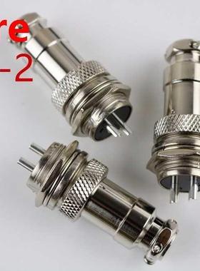 4PCS GX16-2 MaleFemale Wire Panel Connector plug Circular