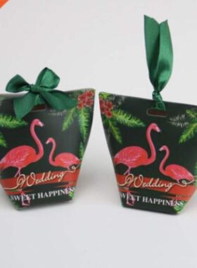20pcs/pack Flamingo Candy Box chocolate gift boxes wedding