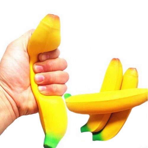 Banana Squishy Slow Rising Xmas Decor Jumbo Milk Box Pug Dog