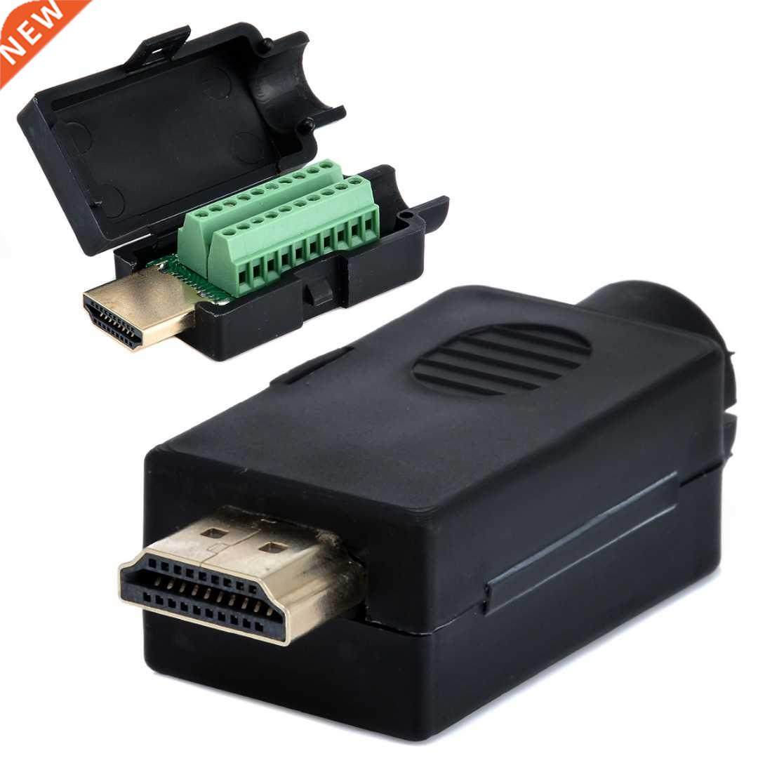 HDMI Plug Breakout Terminals Solderless Connector Mounting 2