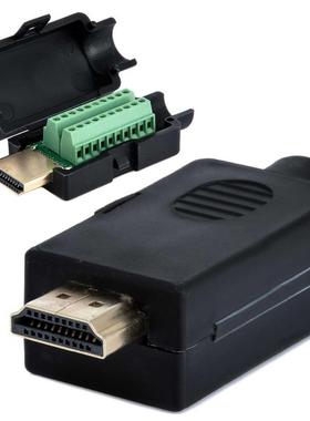 HDMI Plug Breakout Terminals Solderless Connector Mounting 2