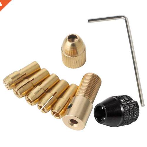 9 Pieces 0.5-mm Drill Chuck Collets Set with .17mm Chuck C