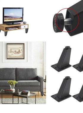 4Pcs 8CM Furnture Adjustable nclned Cabnet Leg Alumnum
