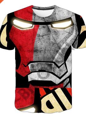 Mael Superhero ronman Boys Tshrt Chldren Tops Clothes K
