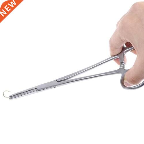 Stainless Steel Curved Tip and Straight Tip Forceps Locking