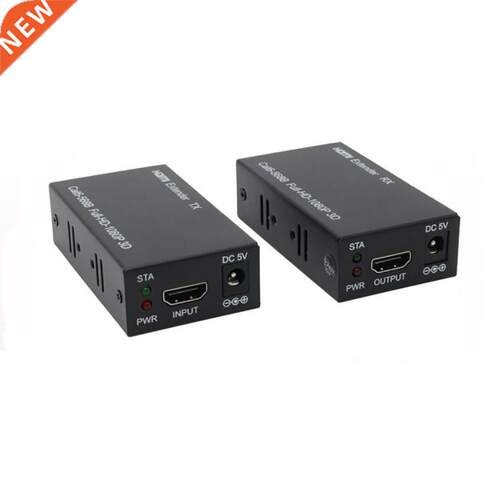 HDMI EXTENDER RJ45 LAN Cable Up to 200FT Kit 1080P/3D 60M,Tr