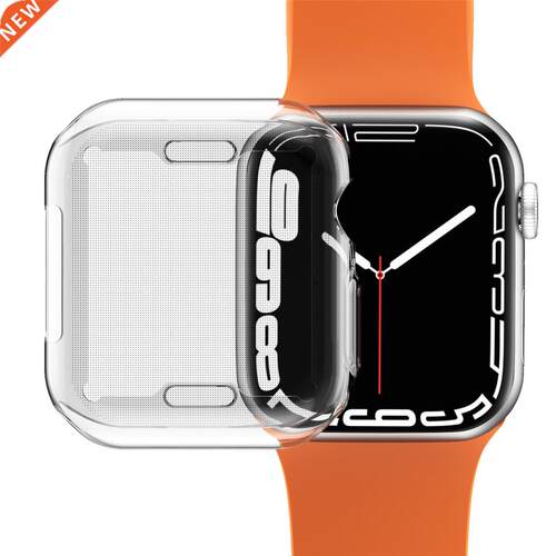 For Watch Seres 7 Case Transparent Shell TPU All-nclusve