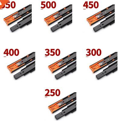Drawer Rails with Damping System Closed Silently Smooth Oper