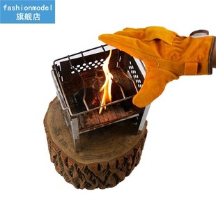 One Piece BBQ Gloves High Temperature Resistance Oven Mitts