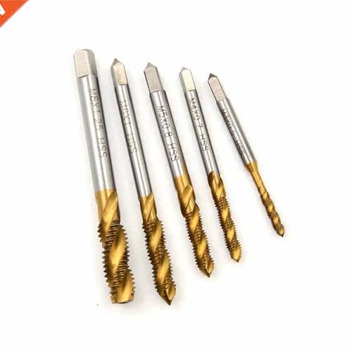 M-M8 Metric Taps Screw Taps HSS Titanium Coated Drill and T