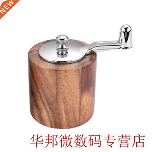 Portable Wood Handheld Grinder Easy Operate Useful Home Pepp