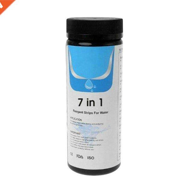 50Pcs/Bottle 7 In 1 Swimming Pool Test Strips Kit Aquarium F
