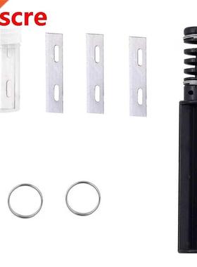 Leather Strip Hand Cutter Craft Tools With 3 Blade,Cord Knif