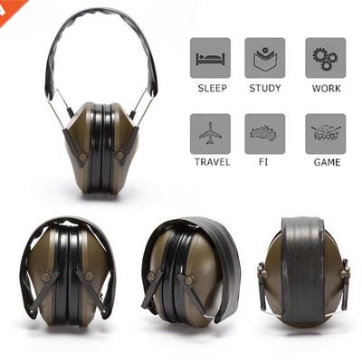 Portable Anti-Noise Headphone Soundproof Earmuff Shooting He