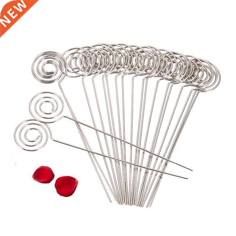 50 x Metal Wired Business Card Holder Memo Photo Picture Pap