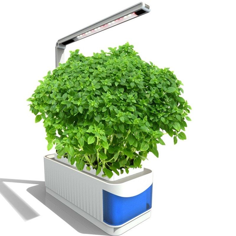 Indoor Herb Garden Kit Plant Grow Lamp Flower Vegetable Cult