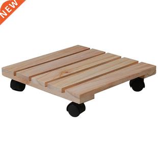 Plant Flower Pot Removable Tray With Roller Pulley Wheel Flo
