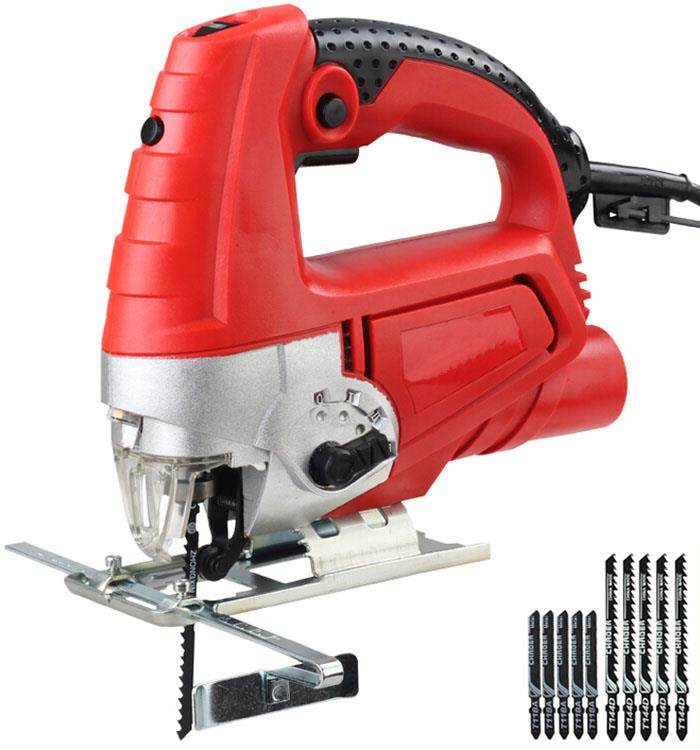 1080W Jig Saw Laser Guide 6 Variable Speed Electric Saw wit