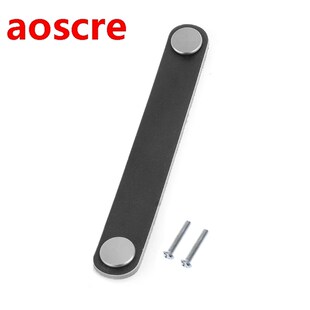 Cabinet Handle Soft PU Leather Dresser Drawer Door Knobs Pul