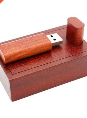 SB 2.0 Wooden usb+box usb flash drive original Memory stick