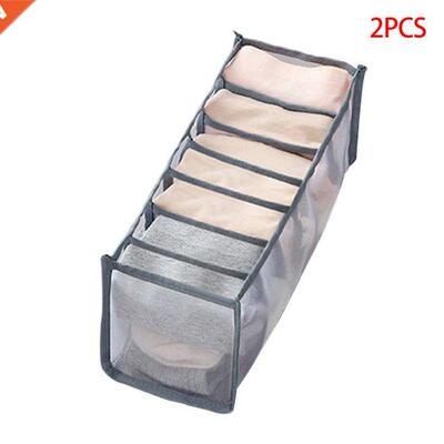2 Pieces Underwear Storage Box Resuable Clothes Organizer Ba