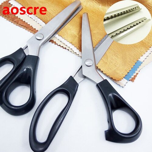 Stainless Steel Pinking Shears Comfort Grip Handled Professi